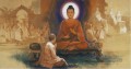Maha pajapati gotami um Erlaubnis des Buddhas gebeten, die Ordnung der Nonnen Buddhismus zu etablieren